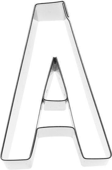 Birkmann Ausstechform Buchstabe A Edelstahl 6 cm