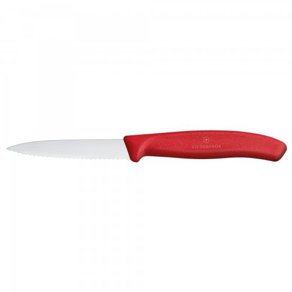 Victorinox Swiss Classic Gemüsemesser rot 8 cm mittelspitz welle
