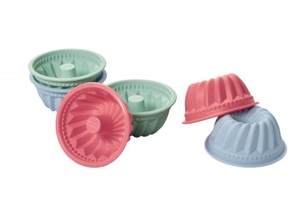 Lurch Muffinliner Gugelhupf 6er Set Pastel Mix Flexiform