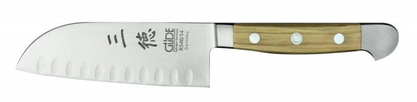 Güde Alpha Olive Santoku mit Kulle 14 cm