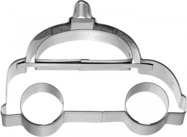 Birkmann Ausstechform Polizeiauto Edelstahl mit Innenprägung 7,5 cm