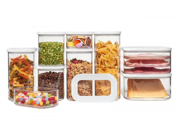 Mepal Geschenk-Set Vorratsdosen Modula 9tlg Weiß