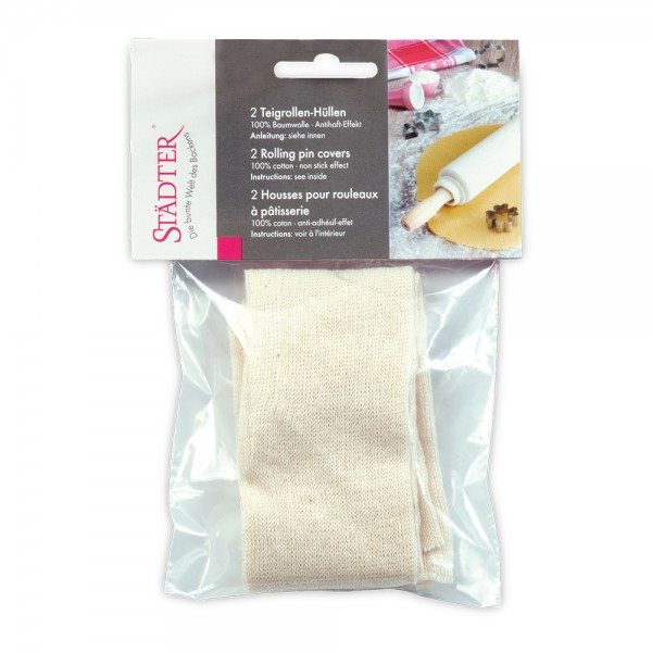 Städter Teigrollen-Hüllen ø 5–8 x 35 cm Naturbelassen 2 Stück in Verpackung