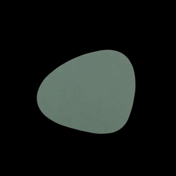 LindDNA Glasuntersetzer Curve Nupo Pastel Green 11x13cm