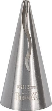 Birkmann Rüschentülle geschwungen Nr.122  Ø 23 mm Edelstahl
