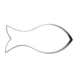 Städter Ausstecher Edelstahl glänzend Fisch 4,5 cm