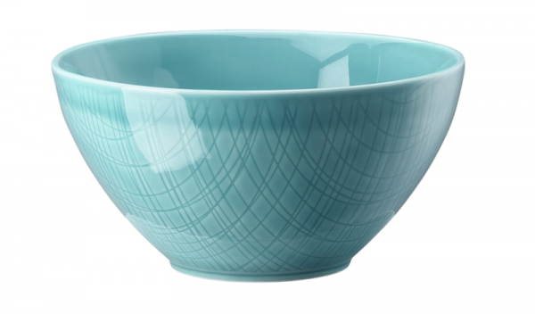 Rosenthal Mesh Aqua  Schale hoch 18 cm
