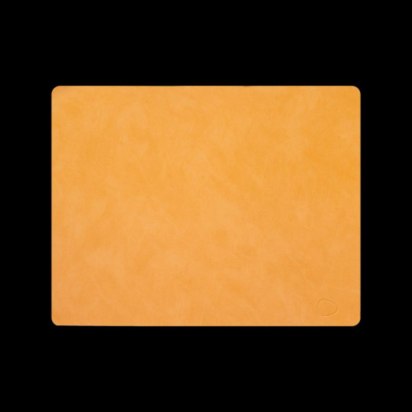 LindDNA Tischset Mat Square L Nupo Burned Curry 35x45cm