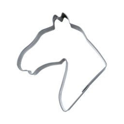 Städter Ausstecher Edelstahl glänzend Pferd 8,5 cm
