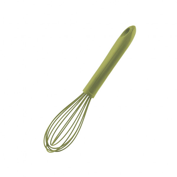 Kochblume Schneebesen klein M 22 cm silikon olive