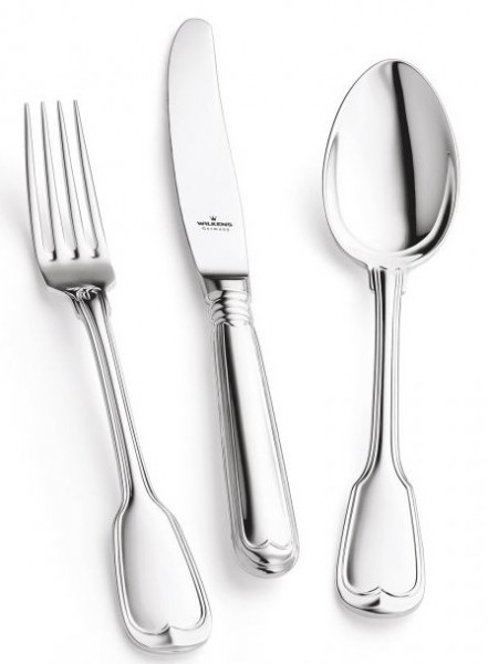 Wilkens Augsburger Faden 925 Sterling Silber Menübesteck 5 teilig