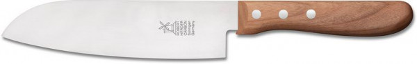 Herder Santoku Vielzweckmesser Griff Kirsche Carbonstahl nicht rostfrei