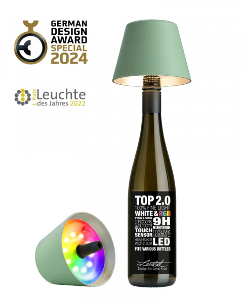Sompex Top 2.0 LED Lampenschirm olive