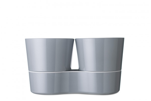 Mepal Kräutertopf Hydo Twin Grau