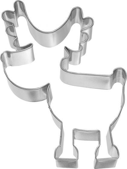 Birkmann Ausstechform Rudolf Edelstahl  9 cm