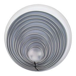 Städter Profi-Ausstecher Edelstahl glänzend Ringe / Kreise ø 3–12 cm