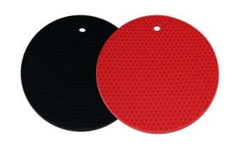 BAF Untersetzer Waben 18,5 cm schwarz