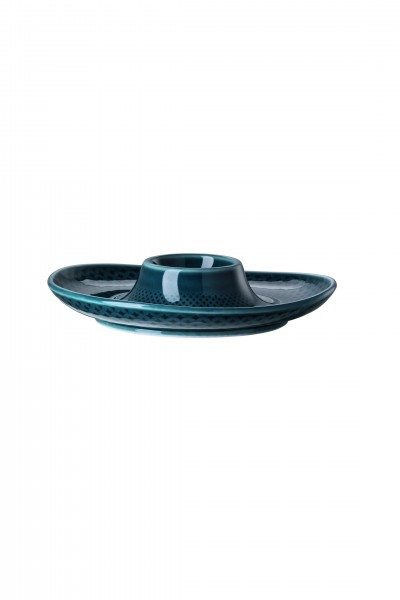 Rosenthal Junto Ocean Blue Eierbecher m. Ablage
