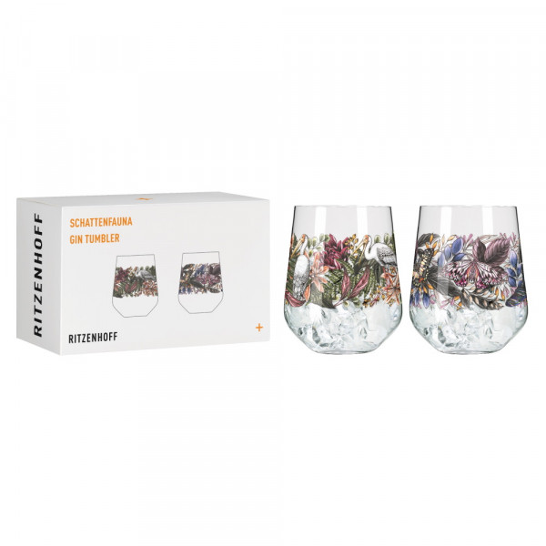 Ritzenhoff Gin Tumbler 2er Set Schattenfauna 01