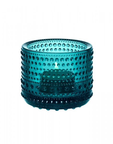 Iittala Kastehelmi Teelicht 64mm sea blue