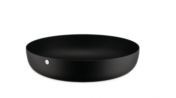 ALESSI Schale Texture schwarz 21cm