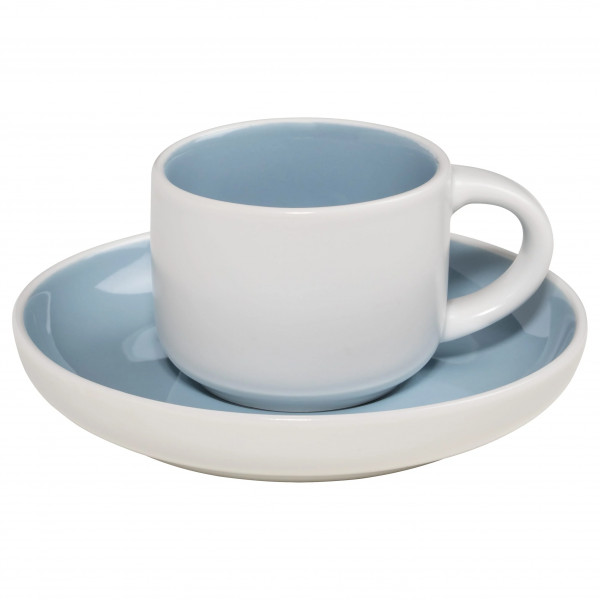Maxwell Williams Tint Espressotasse m. Untere hellblau
