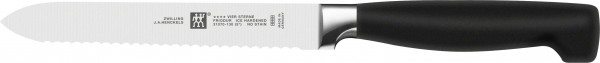 Zwilling Vier Sterne Universalmesser 13 cm Wellenschliff