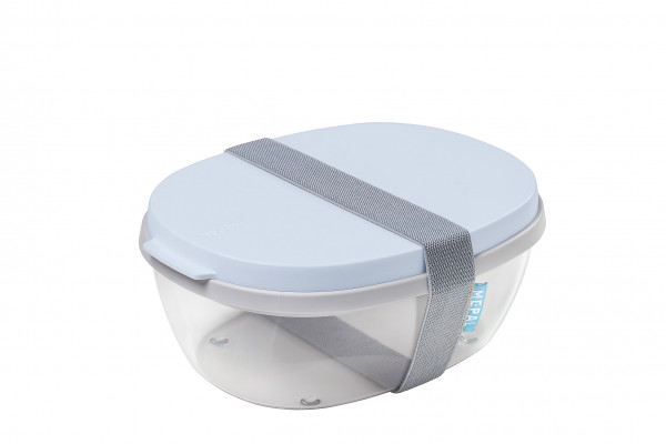 Mepal Salatbox Ellipse Nordic Blue