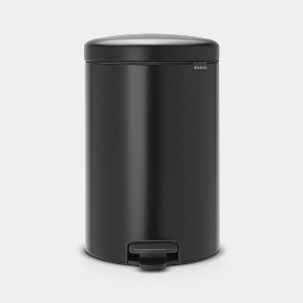 Brabantia Treteimer Newicon mit Kunststoffeinsatz 20L Matt Black