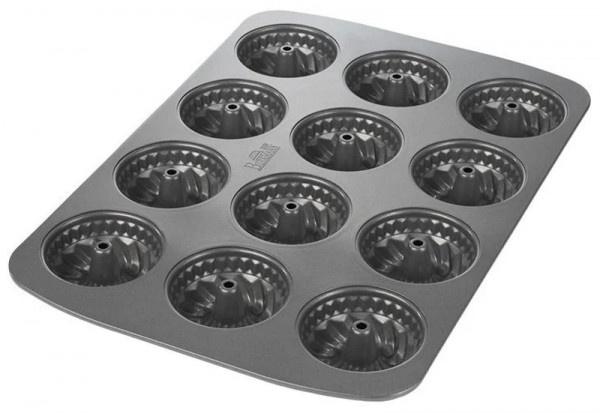 Birkmann Easy Baking Mini-Gugelhupfblech 12-fach Ø 7 cm