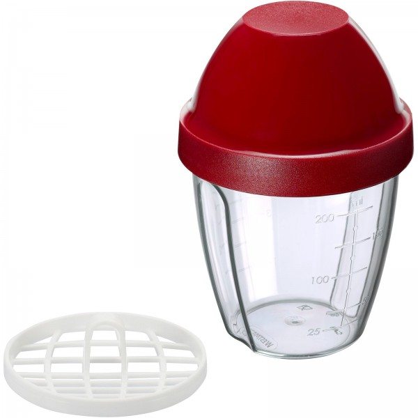 Westmark Schüttelbecher »Mix-Ei« 0,25L rot