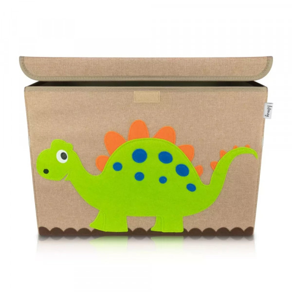 Lifeney Aufbewahrungsbox mit Deckel Dino groß 51x36x36