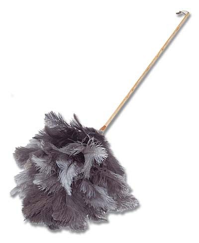 Redecker Straußenwedel groß 110 cm Gesamtlänge