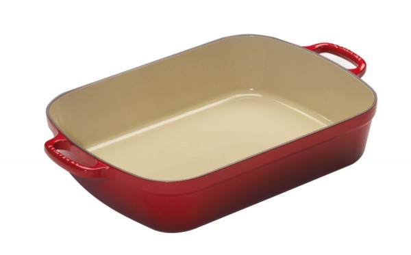 Le Creuset Bratreine 37 X 29 cm kirschrot
