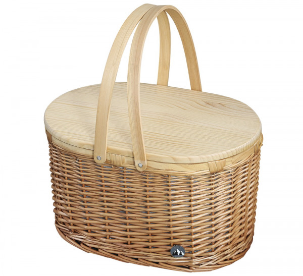 Cilio Picknick-Korb Ancona hellbraun