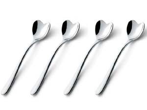 ALESSI Big Love Espressolöffell 4-er-Set Edelstahl