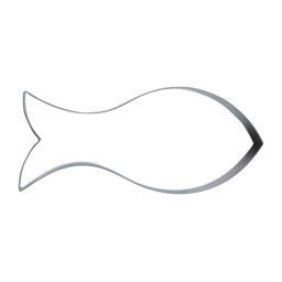 Städter Ausstecher Edelstahl glänzend Fisch 7 cm