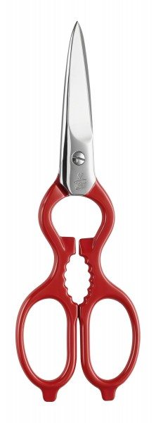 Zwilling Vielzweckscere 20 cm Edelstahl rot
