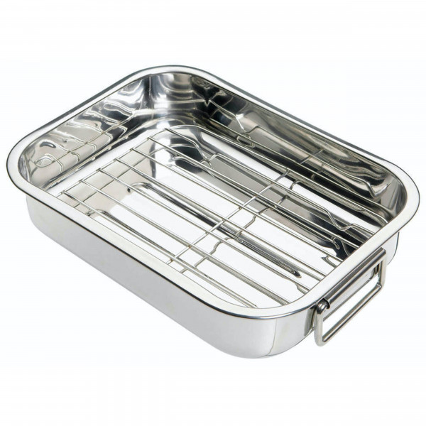KitchenCraft Bratreine mit Einsatzb 27x20cm