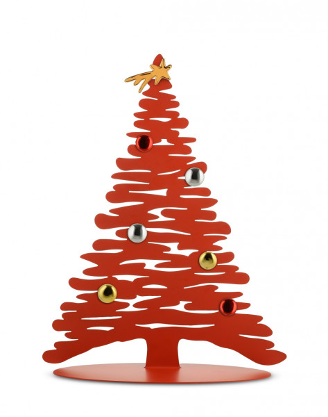 ALESSI Bark for Christmas rot groß