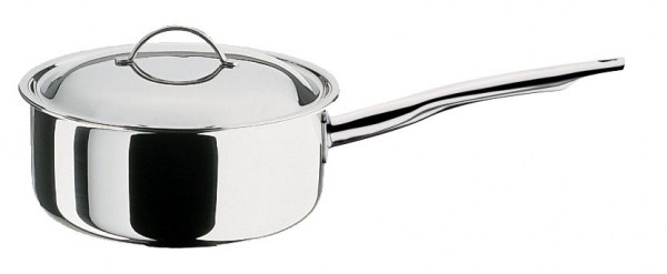 Spring Cristal Stielkasserolle nieder mit Deckel 16 cm