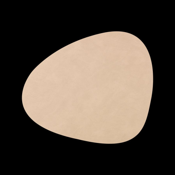 LindDNA Tischset Curve L Nupo Sand 37x44cm