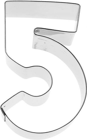 Birkmann Ausstechform Zahl 4 Edelstahl 6 cm