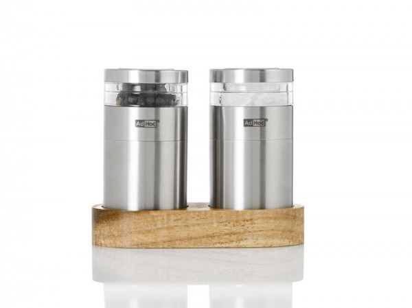 Adhoc Pfeffer und Salzmühle Molto mit Menage