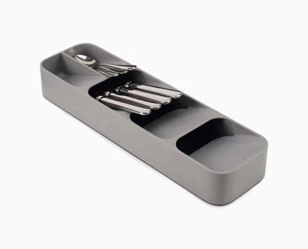 Joseph Joseph Kompakter Besteckkasten Grau