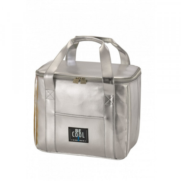 BECool Kühltasche City L silber