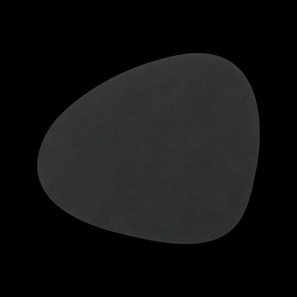 LindDNA Tischset Curve L Nupo Black 37x44cm