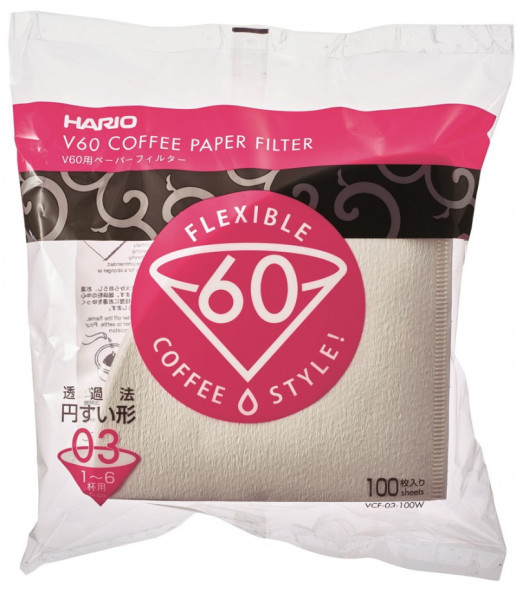Hario Filterpapier Gr.3 100 Stück