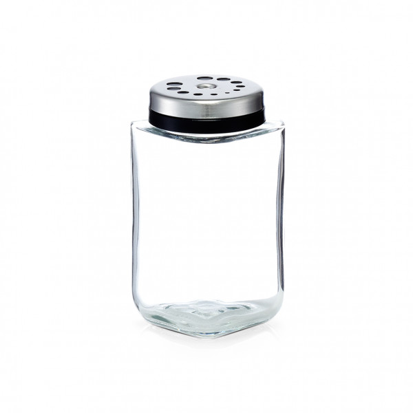 Zeller Present Gewürzstreuer Glas Edelstahl