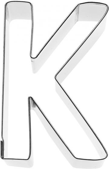 Birkmann Ausstechform Buchstabe K Edelstahl 6 cm